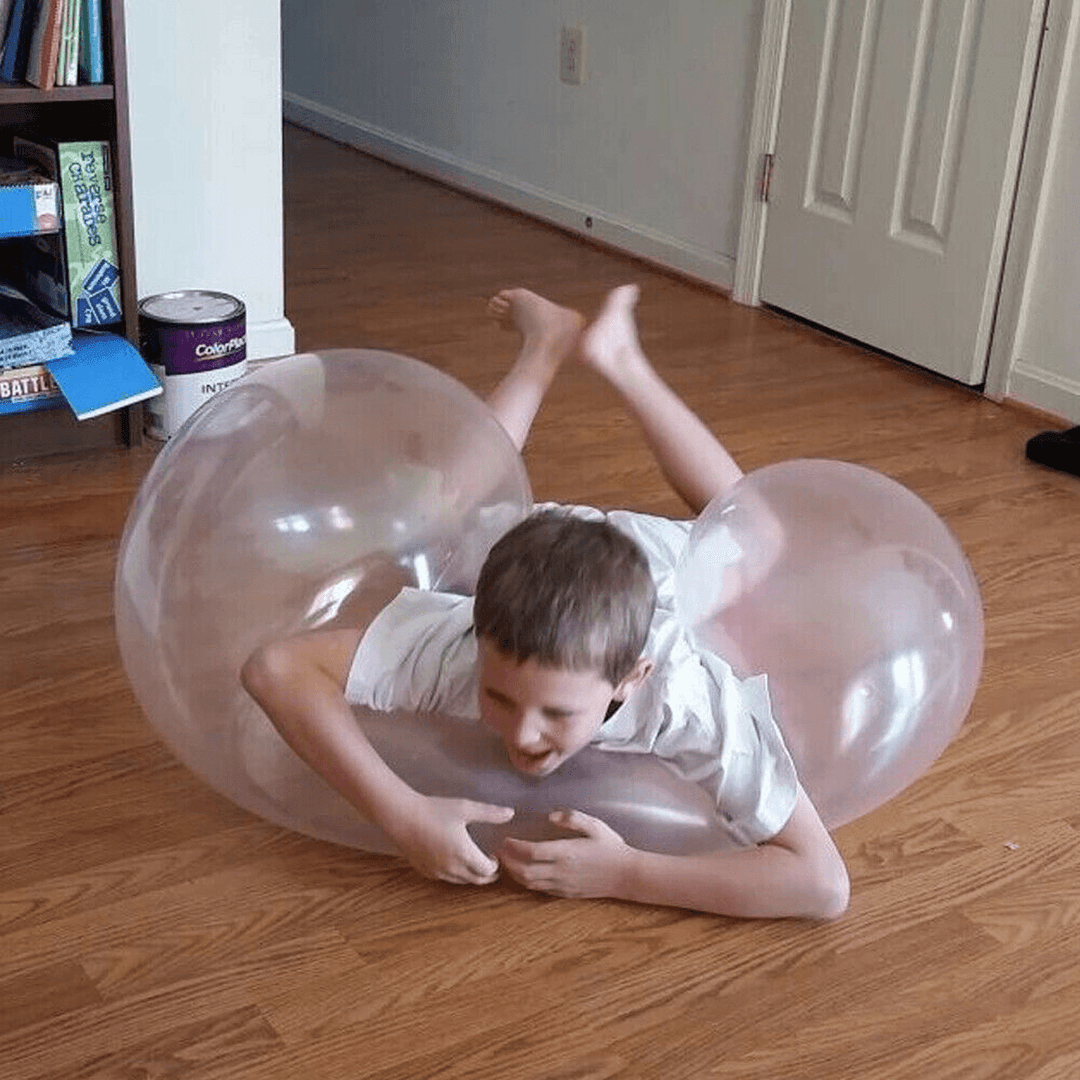 120CM Multi-Color Bubble Ball Inflatable Filling Water Giant Ball Toys for Kids Play Gift - Trendha