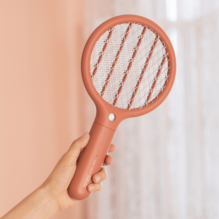 Original Sothing Portable Mini USB Electric Mosquito Swatter Dispeller with LED Light - Trendha
