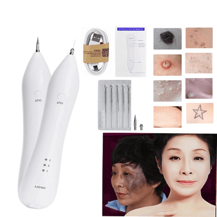 Laser Plasma Pen Facial Care Tool Dark Spot Scar Remover Mole Tattoo Removal Machine Freckle Tag Wart Removal Beauty Massager - Trendha
