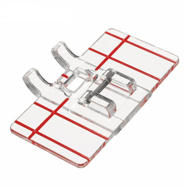 Mini Clear Plastic Parallel Stitch Foot Presser for Sewing Machine - Trendha