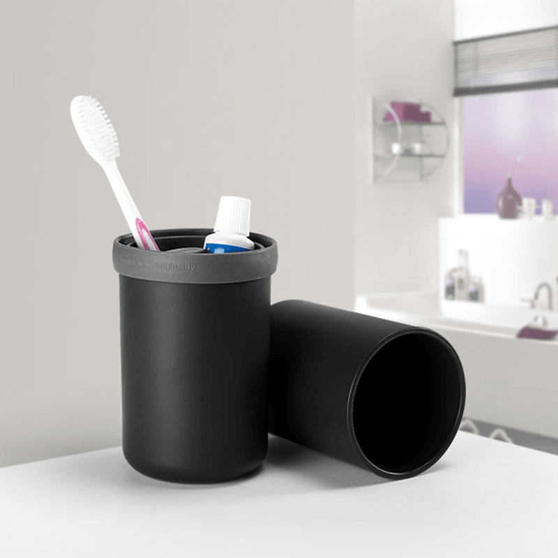 Portable Toothbrush Wash Cup Toothpaste Boxes Handy Travel Toothbrush Toothpaste Organizer - Trendha