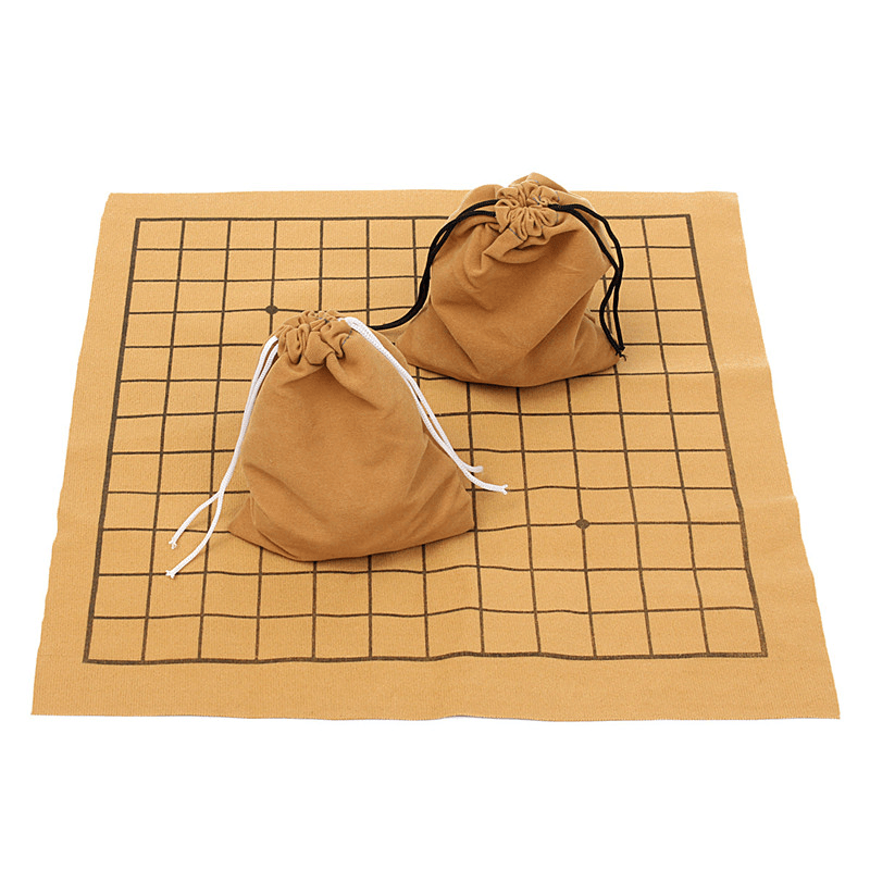90PCS Go Bang Chess Game Set Suede Leather Sheet Board Children Educational Toy - Trendha