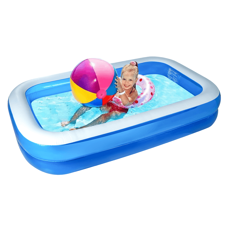 Backyard Inflatable Swimming Pool Floaties Kids Kiddie Adult Family Water Park Swimming Pool Children'S Bathtub - Trendha