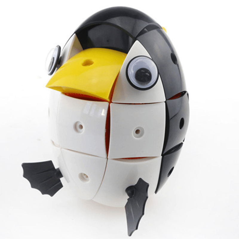 Parcae NS002 90PCS Magnetic Magic Wisdom Ball Black White Penguin Blocks Various Deformation Toys - Trendha