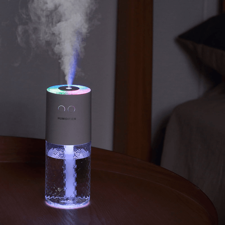 Projection Humidifier Mini USB Air Humidifier Colorful Atmosphere Lamp Projection Lamp Home Bedroom - Trendha
