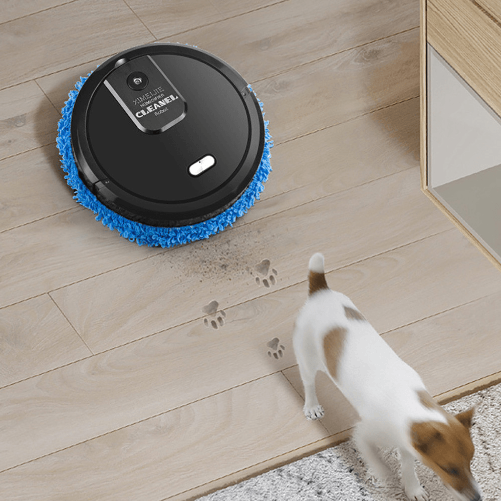 3 in 1 Robot Vacuum Cleaner Rechargeable Auto Cleaning Humidifying Spray Intelligent Sweeping Dry and Wet Mopping Function - Trendha