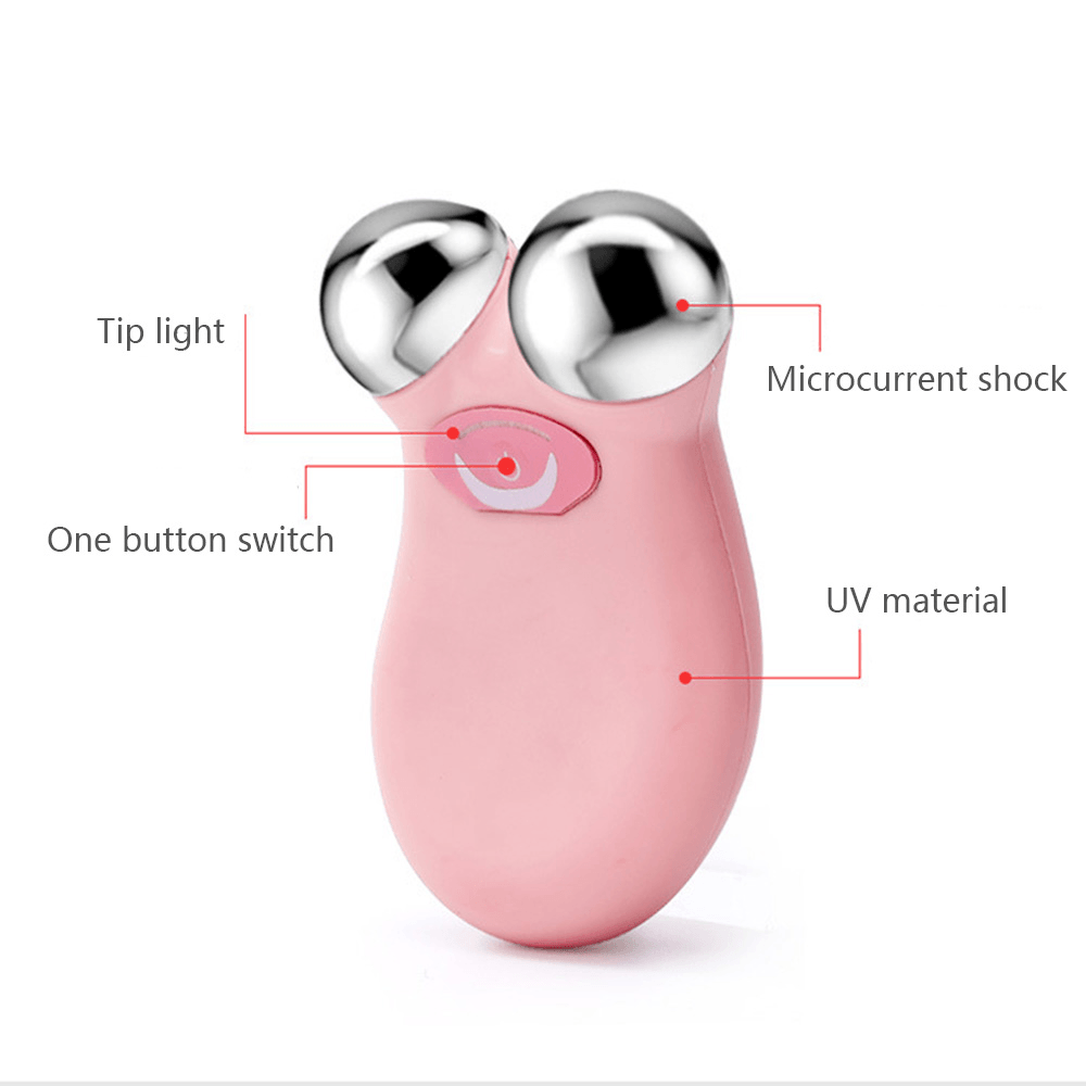 USB Charging Mini Microcurrent Face Lift Machine Skin Tightening Rejuvenation Spa Facial Wrinkle Remover Device Beauty Massager - Trendha