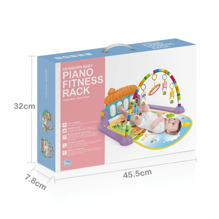 Fitness Frame Foot Harp Baby Newborn Game Pad Children Shake Sound Educational Indoor Toys - Trendha