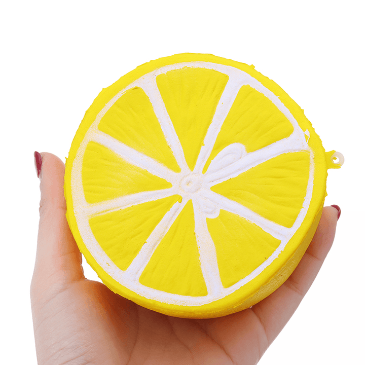 Squishy Half Lemon Soft Toy 10Cm Slow Rising with Original Packaging Birthday Festival Gift - Trendha