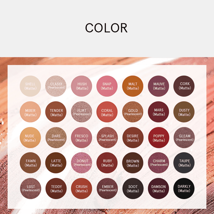 IMAGIC 35 Colors Nude Matte Eyeshadow Palette Glitter Waterproof Long-Lasting Eyeshadow Palette - Trendha