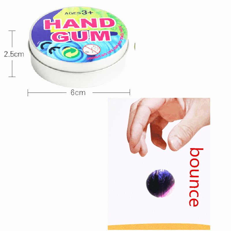 DIY Slime Polymer Colorful Bounce Mud Visual Chameleon Non-Magnetic Rubber Mud Toy - Trendha