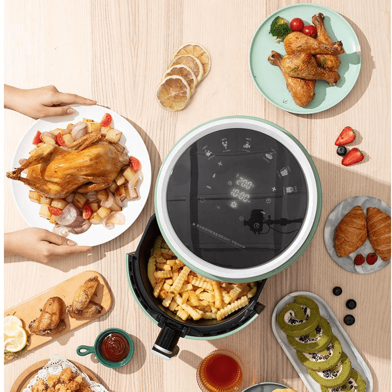 YIDPU YD-211 Smart Air Fryer 1350W 5L Oil-Free Healthy Household Intelligent Automatic French Fries Machine - Trendha
