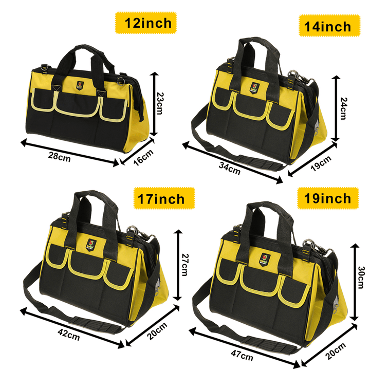 D8 Oxford Handbag Tool Storage Bag Portable W/ Shoulder Strap - Trendha