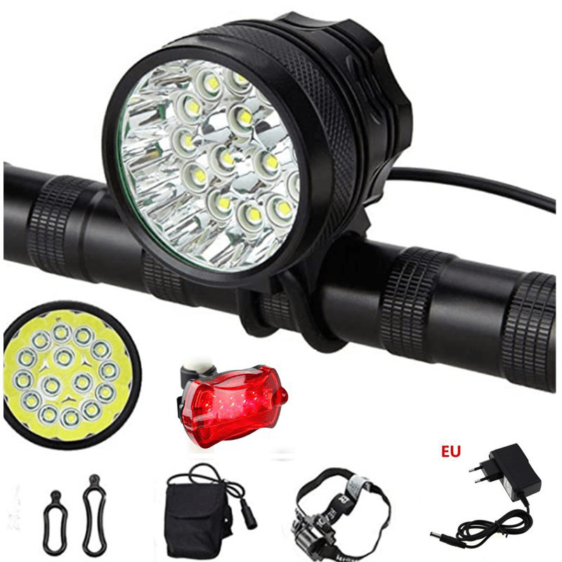 Waterproof Outdoor Night Riding Mountain Front Lamp and Tail Lamp - Trendha