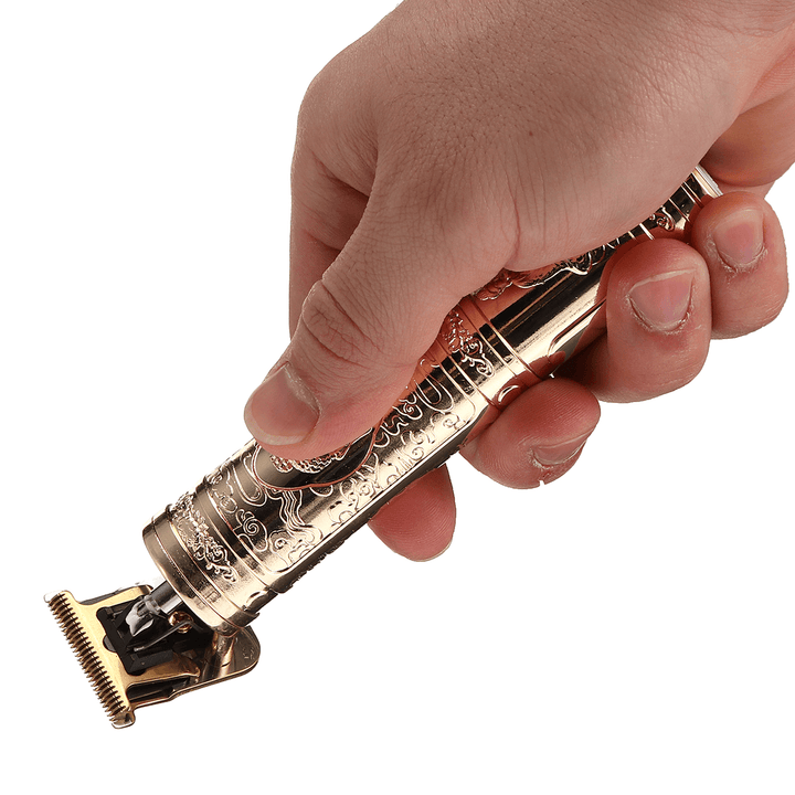 Cordless Electric Hair Clipper Trimmer USB Rechargeable Hair Grooming Cutting Razor Haircut Machine Salon - Trendha