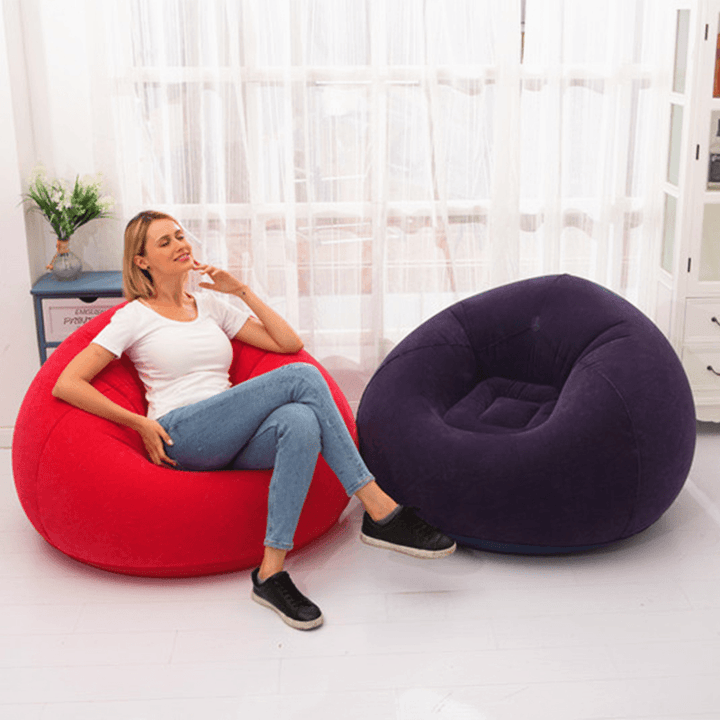 Large Pouf Lazy Sofas Lounger Couch Living Room Furniture Beanbag Tatami - Trendha