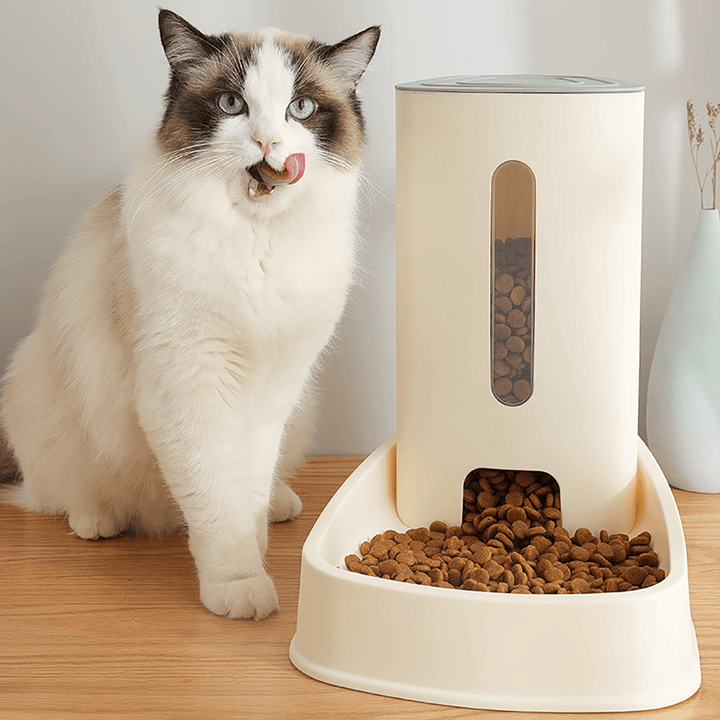 3.8L Automatic Feeder Pet Dog Cat Food Bowl Removable and Easy to Clean Cat Dog Pet Feeder - Trendha