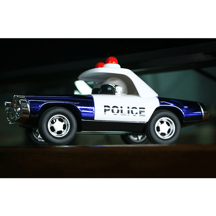 Alloy Police Pull Back Diecast Car Model Toy for Gift Collection Home Decoration - Trendha
