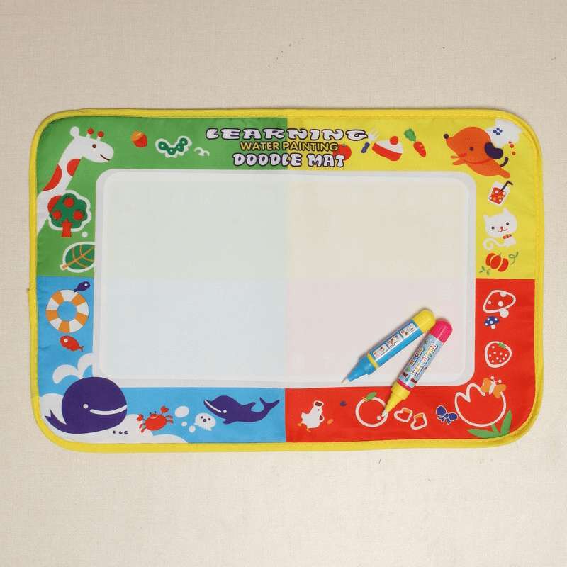 Magic Doodle Mat Colorful Water Painting Cloth Reusable Portable Developmental Toy Kids Gift - Trendha