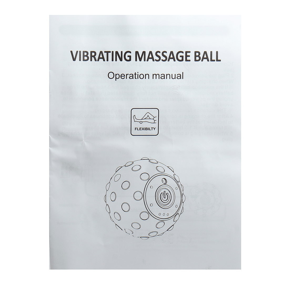 2000Mah Handheld Vibrating Peanut Massage Ball Release Cordless Electric Massager 4 Intensity Levels Vibration Massager Ball - Trendha