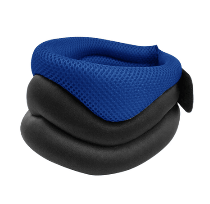 Cervical Neck Traction Pillow Neck Support Posture Corrector Cervical Collar for Pain Relief Neck Stretcher Braces Blue U Shape - Trendha