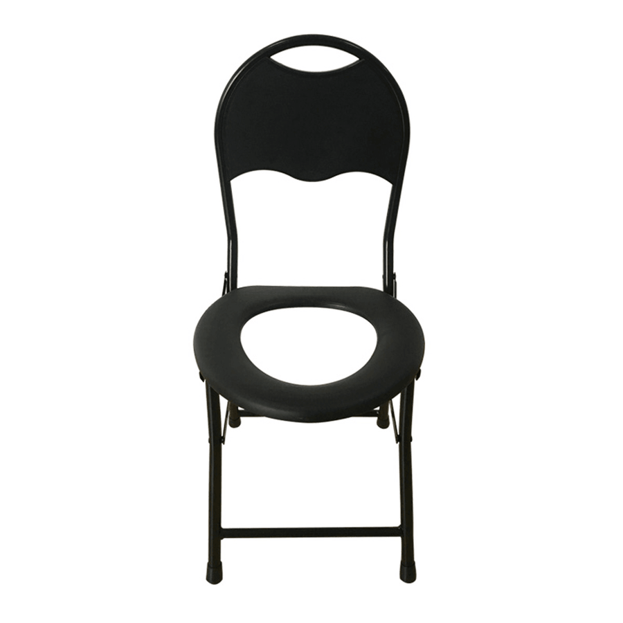 Foldable Medical Backrest Commode Chair Potty Chair for Elderly Gravida - Trendha