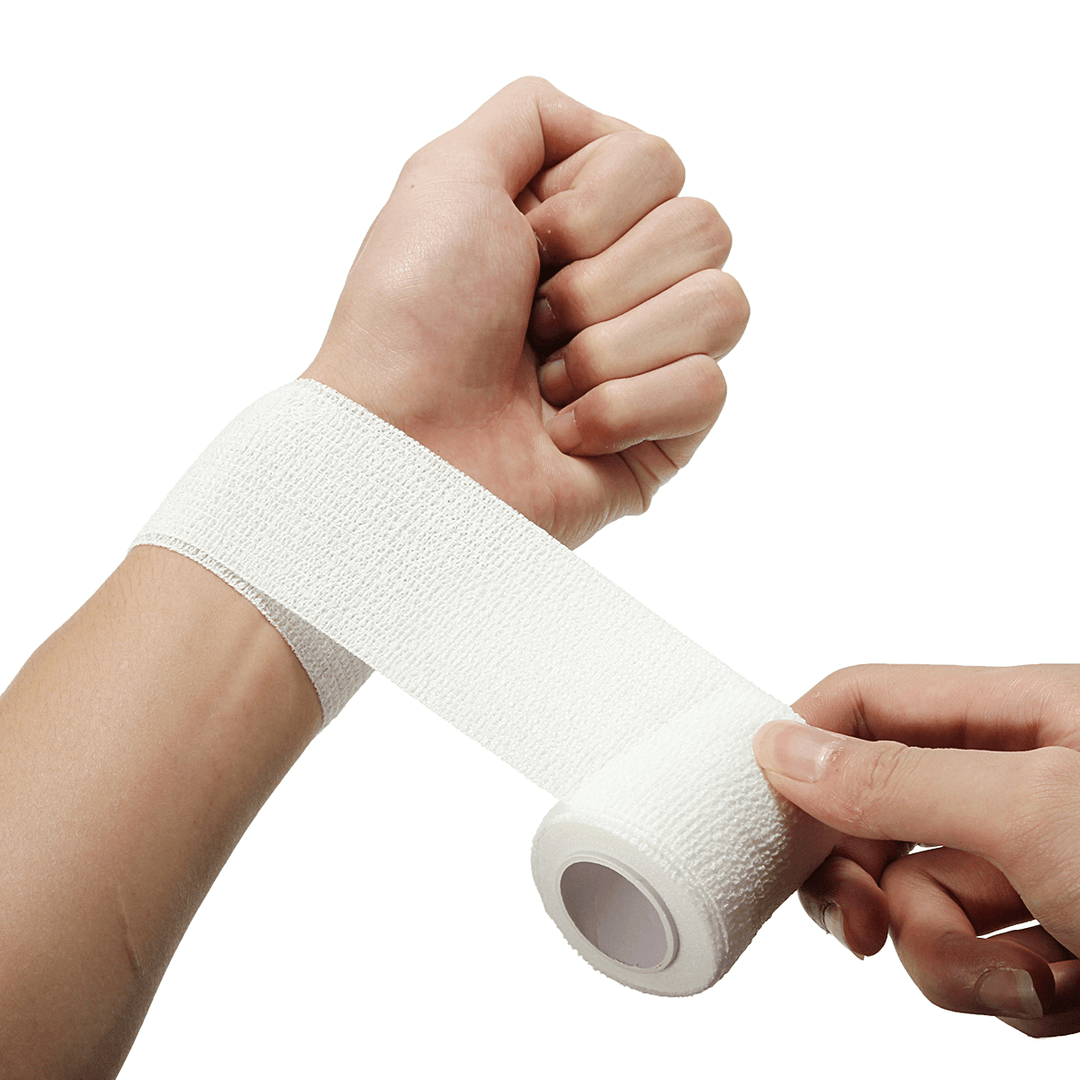 450X5Cm Waterproof First Aid Self-Adhesive Elastic Bandage Muscle Care Gauze Tape - Trendha