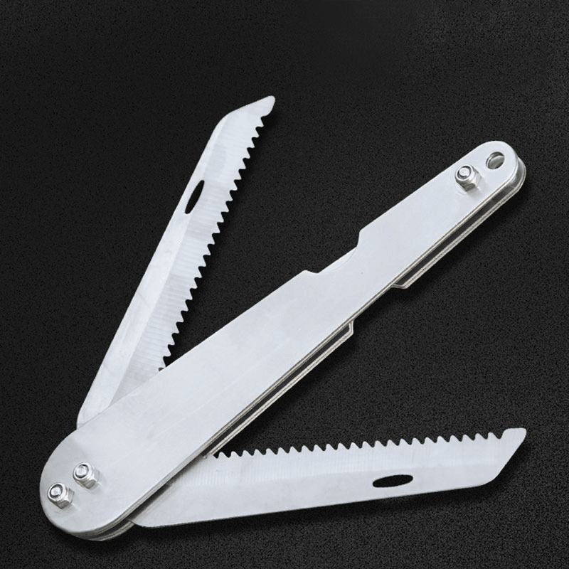 Foldable Stainless Steel Water Grass Cutter Weeding Fishing with Water Grass Blade Thick Fishing Anchor Knife Scorpion Fishing Gear Supplies - Trendha