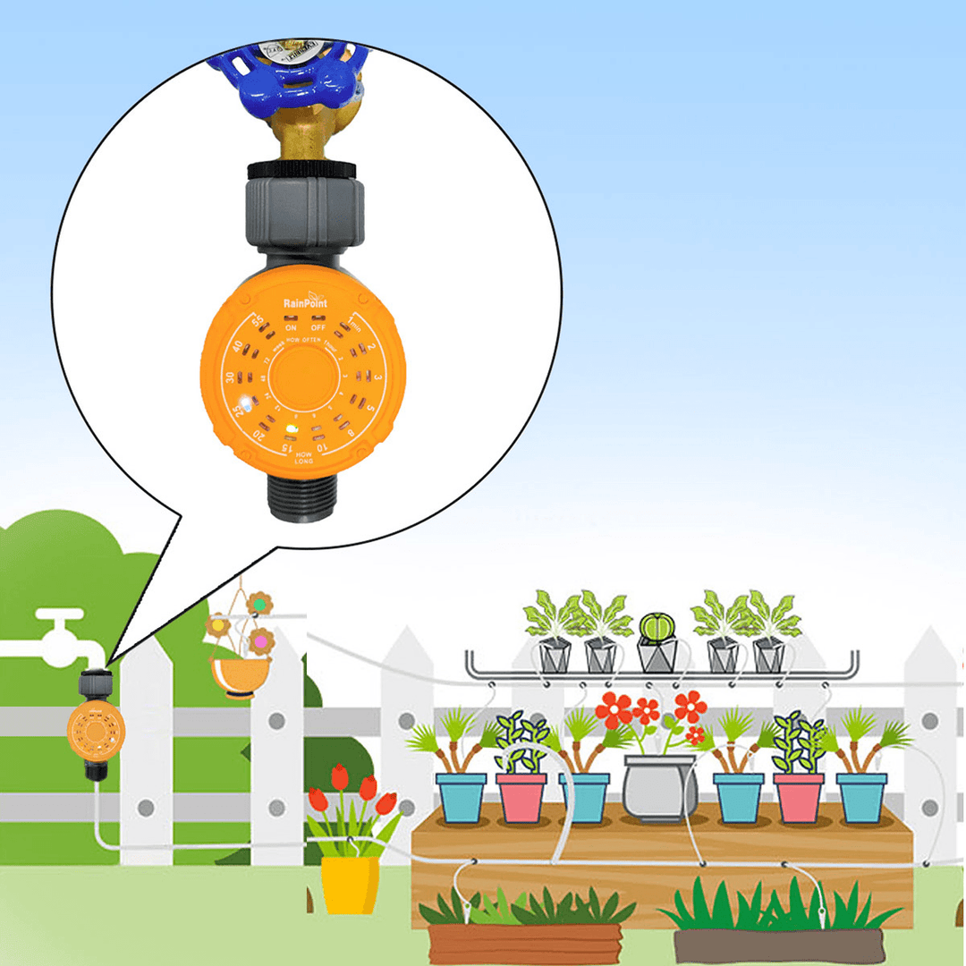 Water Timer Gravity Fed System Dripper / Irrigation Hydroponics Grow - Trendha