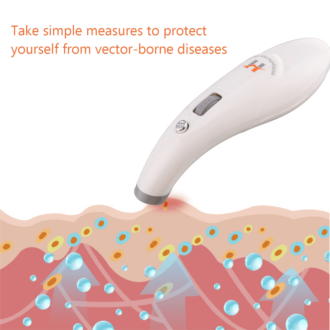 Potable Electronic Bug Bite Itching Pen Soothing Swelling Antipruritic Stick Mosquito Relief Device Insect for Children Adults - Trendha