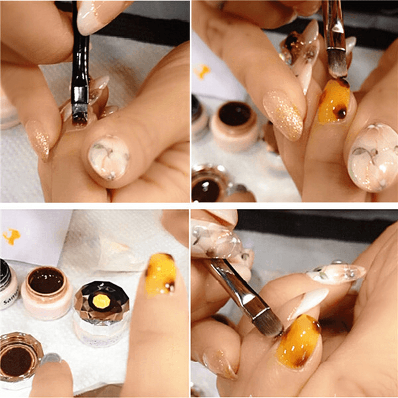 Nail Art Brush Pen Painting DIY Creating Design Tools Acrylic Gel Polish - Trendha