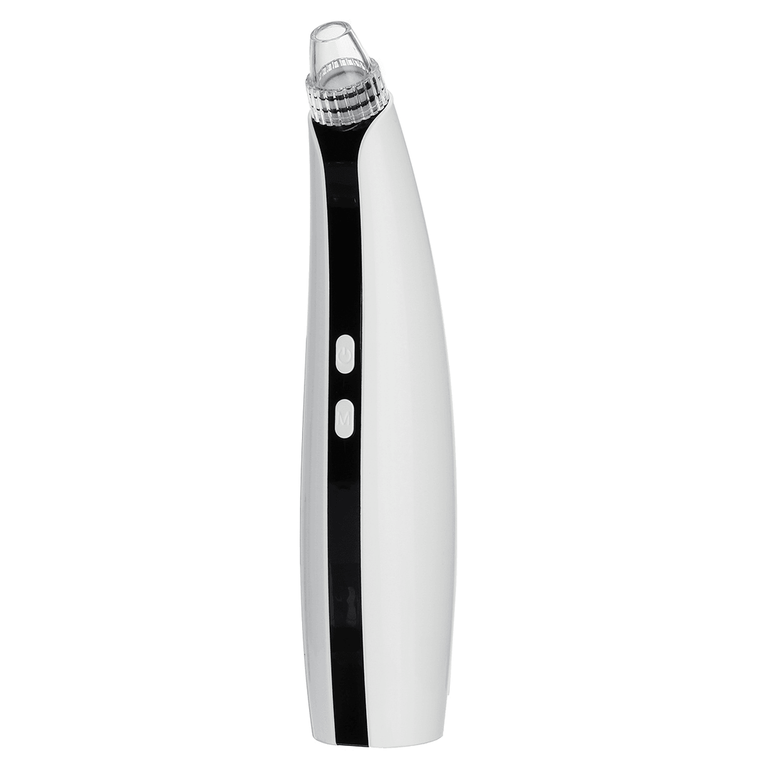 Vacuum Pore Cleaner Wireless Electric Blackhead Remover USB Rechargeable Face Nose Cleaning Machine W/ 5 Suction - Trendha