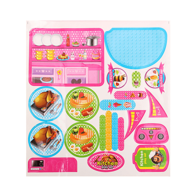 Kitchen Cooking Pizza Toy Set Preschool Toys Pretend Playset Suit Children Gift - Trendha