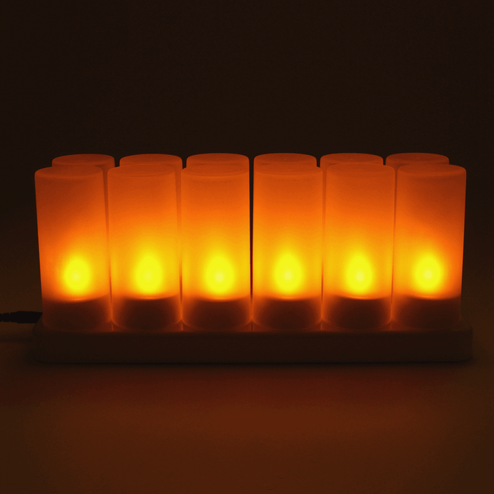 12 Remote Control Flameless LED Candle Flickering Tea Light Wedding Party Decor - Trendha