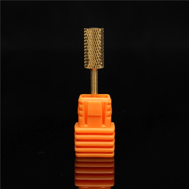 Stainless Steel Smooth Nail Drill Bits Machine Manicure Tools Polish File Grinding 3/32'' - Trendha