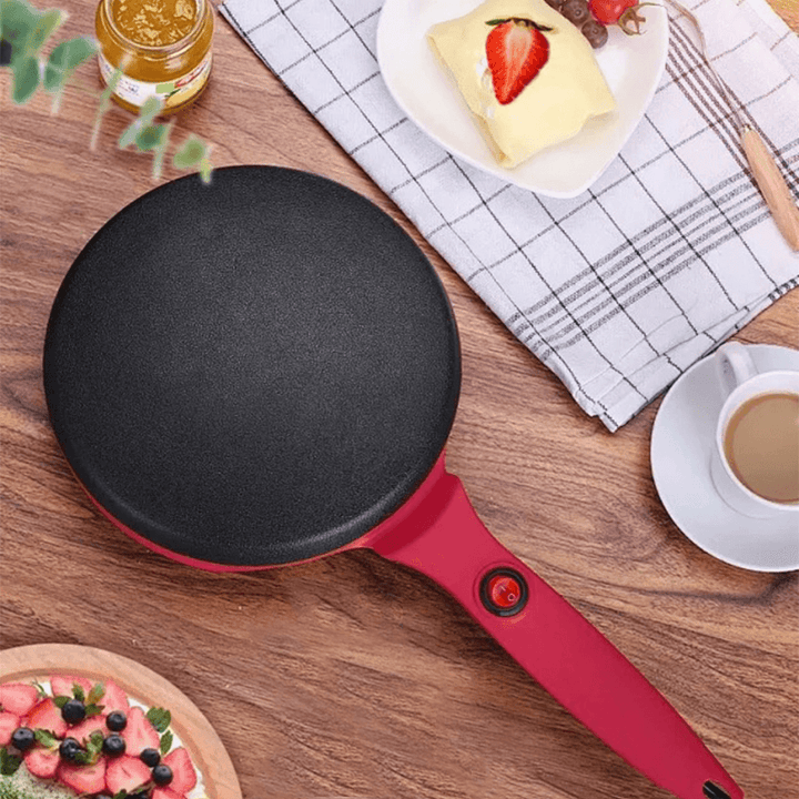 Non-Stick Electric Crepe Pizza Maker 900W 220V Griddle Baking Pan Kitchen Cooking Tools - Trendha