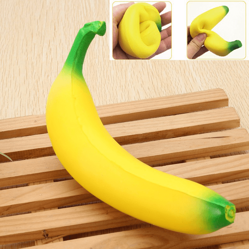 Squishy Banana Toy Slowing Rising Scented 18Cm Gift - Trendha
