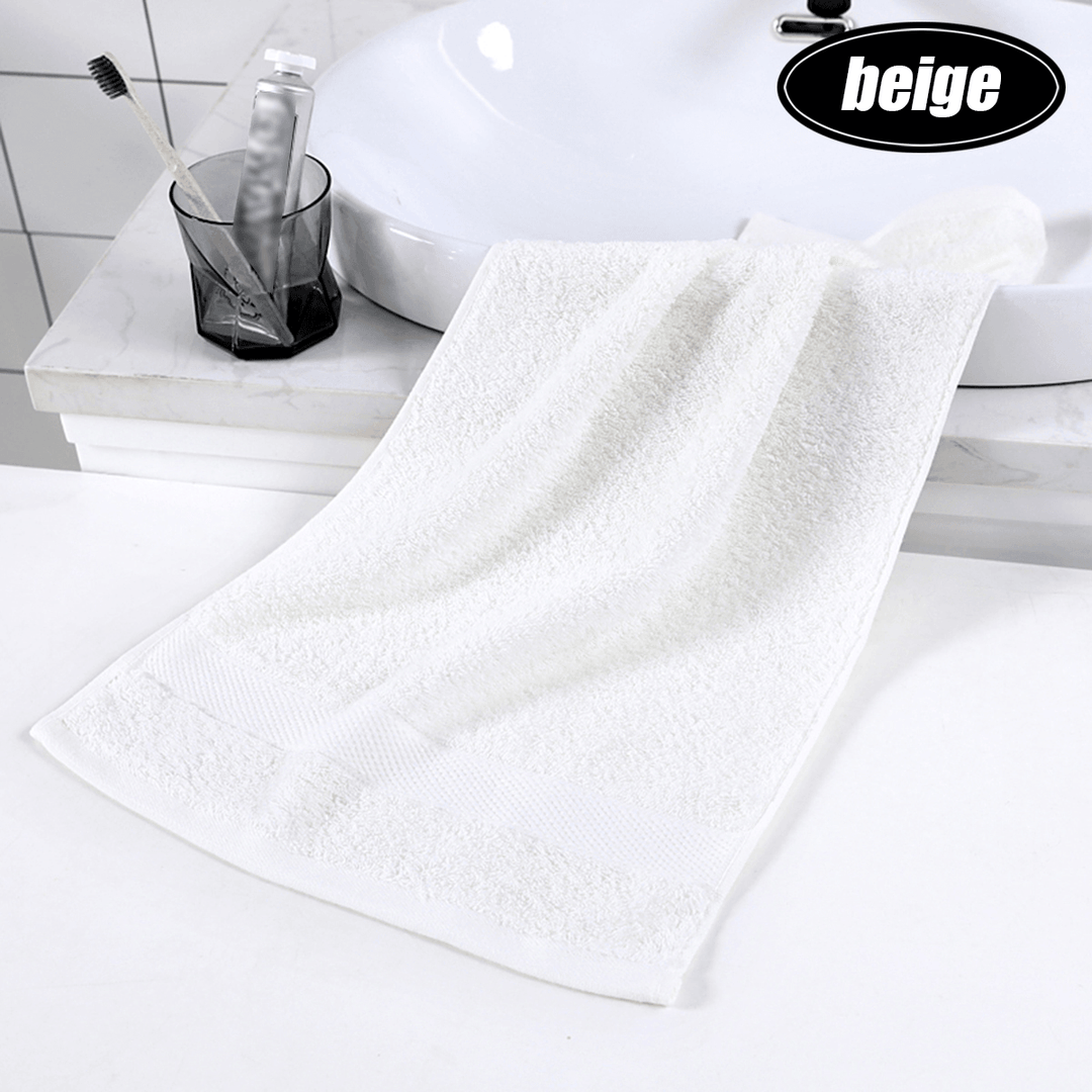 34X74CM Towel 100% Cotton Bath Towel Face Care Hand Cloth Soft Towel Bathroom for Adults - Trendha