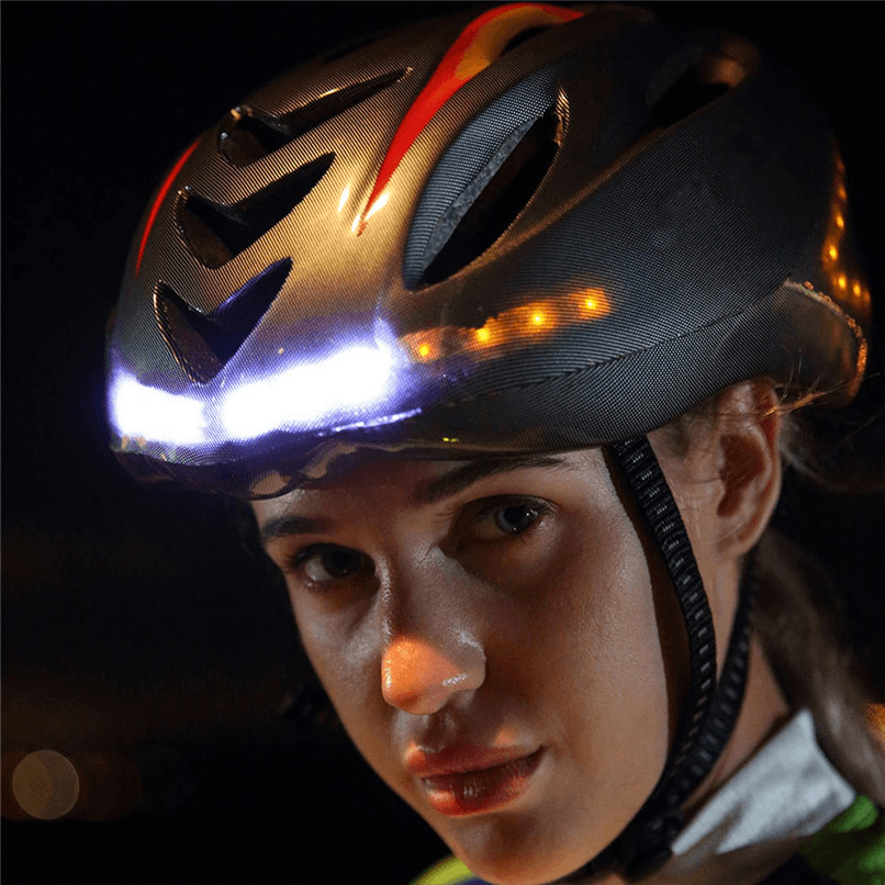 Intelligent Steering Helmet Led Bicycle Equipment - Trendha