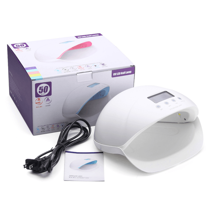 50W LED UV Nail Lamp Light Gel Polish Cure Nail Dryer UV Lamp - Trendha