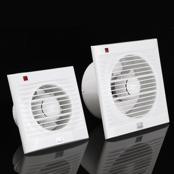 4" 6" 8" Waterproof Mute Bathroom Extractor Exhaust Fan Window for Kitchen Toilet Ventilation Fans - Trendha