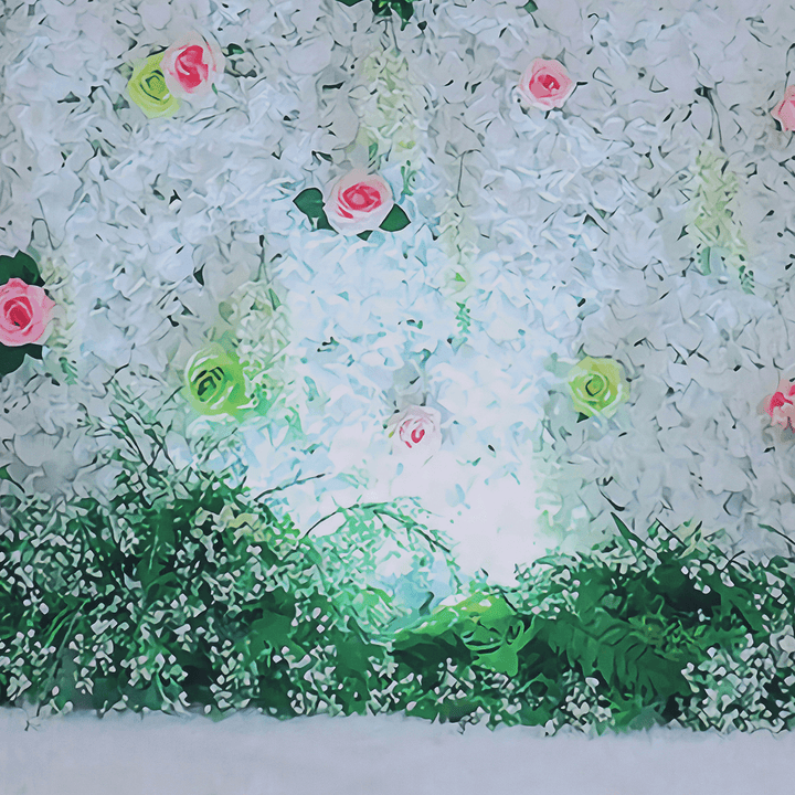 Flower Wall Floor Backdrop Photography Photo Background Studio Props Wedding - Trendha