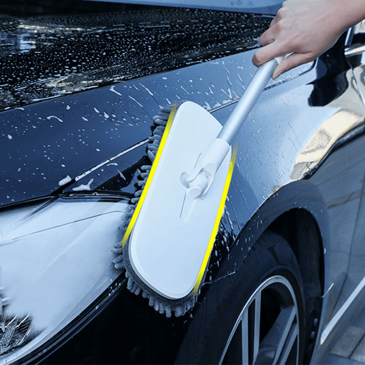 Baseus Microfiber Floor Mop Car Wash Brush Hand-Free Vehicle Washing Cleaning Brushes Flat Mop from Ecological Chain - Trendha
