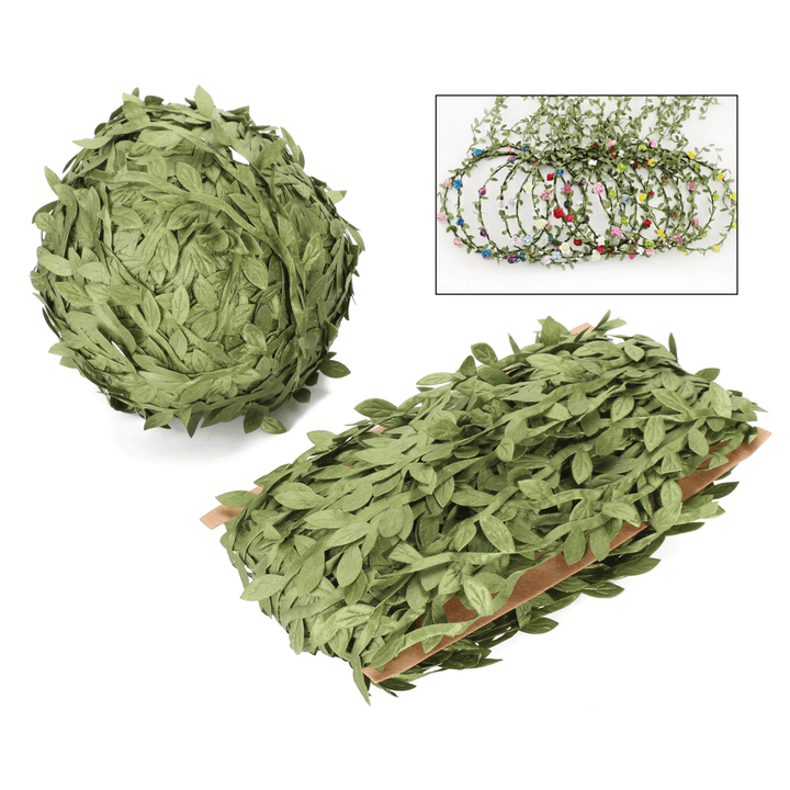 40-200M Artificial Green Ivy Vine Leaf Garland Rattan Foliage Home Wedding Decorations - Trendha