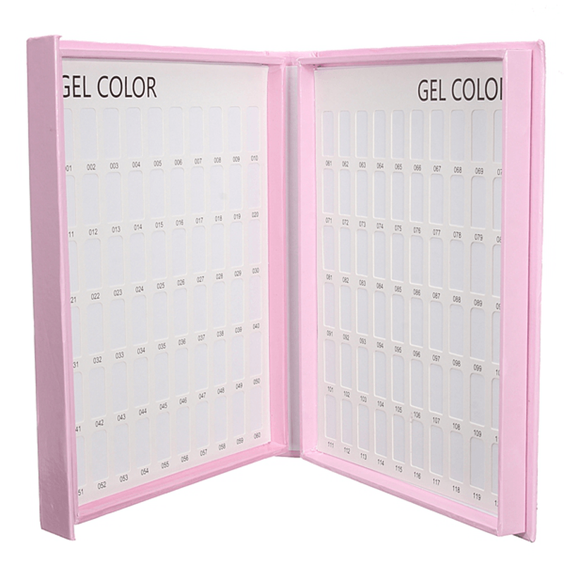 120 Grids Nail Gel Polish Card Chart Display Beauty Manicure Salon - Trendha