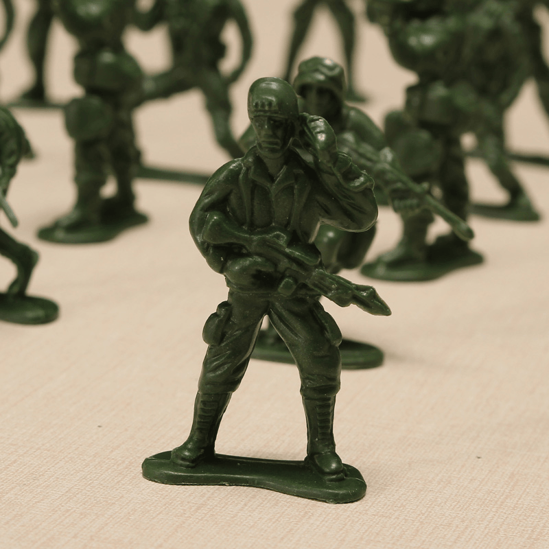 YC 998-3 100PCS 5Cm Soldier Army Troop Figure Battle War DIY Scene Model - Trendha