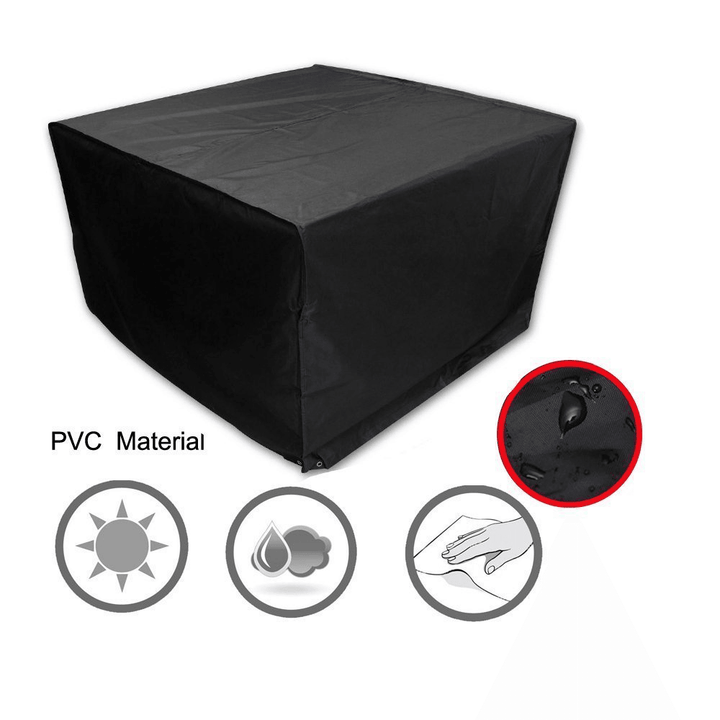 Garden Patio Rectangular Table Chairs Protective Cover Waterproof Dustproof Folding Furnitur Cover - Trendha