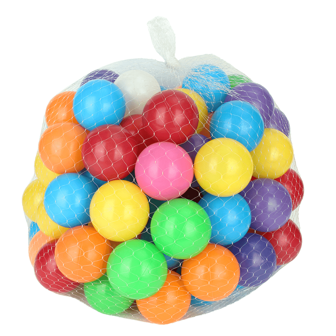 100Pcs 8Cm Baby Kid Pit Toy Swim Colorful Soft Plastic Ocean Ball Novelties Toys - Trendha