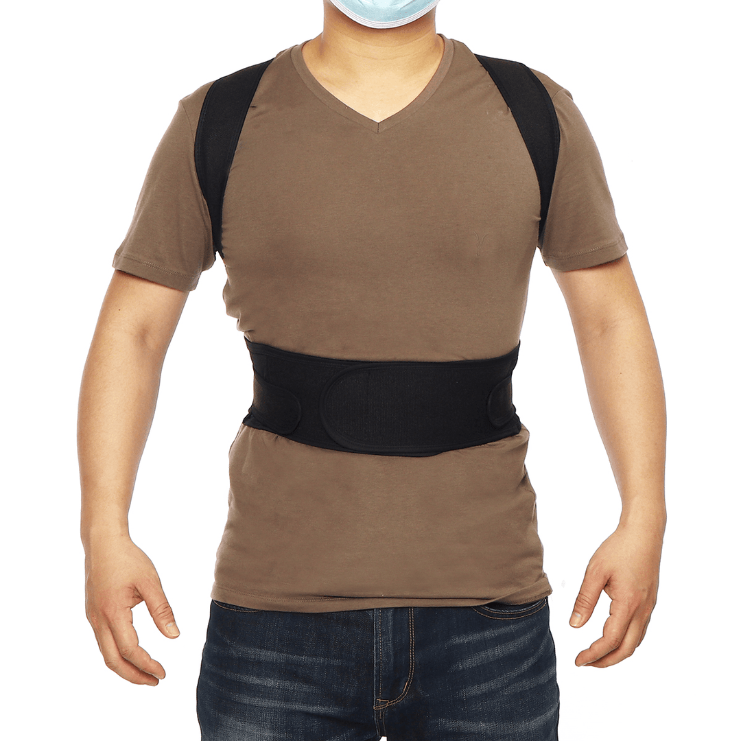 Back Posture Correction Shoulder Corrector Therapy Support Brace Belt Women Men - Trendha