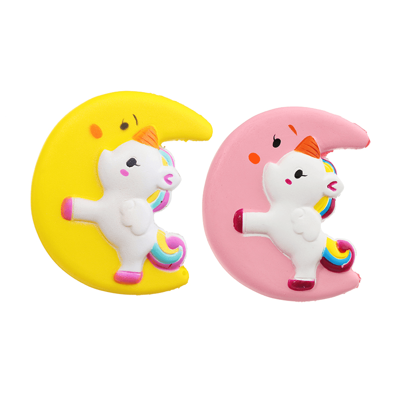 Cartoon Unicorn Moon Pegasus Squishy 11Cm Slow Rising Collection Gift Toy - Trendha